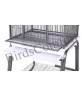 HQ Open Small Bird Cage With Cart Stand 22x17